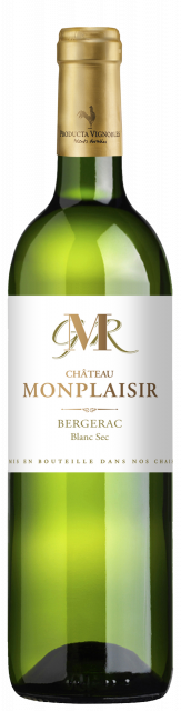 Château Monplaisir, AOC Bergerac, Blanc, 2023