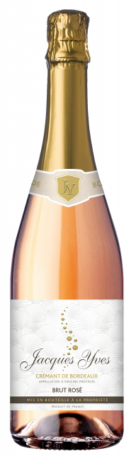 Jacques Yves, AOC Crémant de Bordeaux, Effervescent Brut Rosé