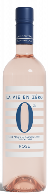 La Vie En Zéro, Boisson à base de vin désalcoolisé, Rosé