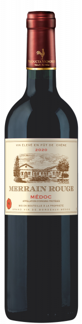 Merrain Rouge, AOC Médoc, Rouge, 2020