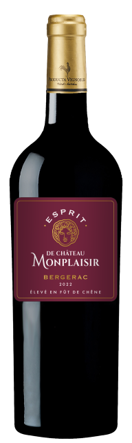 Esprit de Château Monplaisir, AOC Bergerac, Rouge, 2022