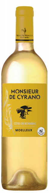 Monsieur de Cyrano - HVE, AOC Côtes de Bergerac, Blanc Moelleux