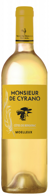 Monsieur de Cyrano, AOC Côtes de Bergerac, Blanc Moelleux, 2024