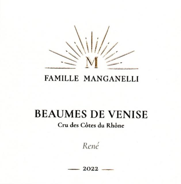 Etiquette Beaumes de Venise René