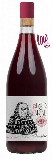 Dom Brial, Gamme CHR - Caviste, Brio Brial, Vin de France, Rouge, 2024