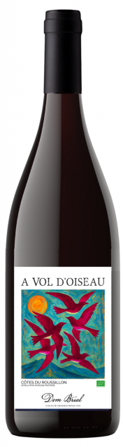 Dom Brial, A vol d'oiseau, Rouge, 2024