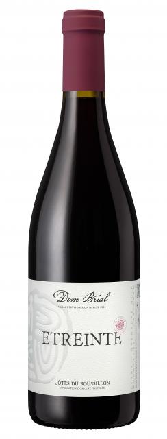 Dom Brial, Gamme CHR - Caviste, ETREINTE, AOP Côtes du Roussillon, Rouge, 2025
