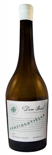 Dom Brial, Gamme CHR - Caviste, CONFIDENTIELLE, AOC Côtes du Roussillon, Blanc, 2025
