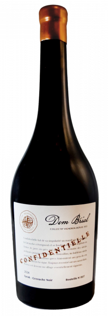 Dom Brial, Gamme CHR - Caviste, Confidentielle, AOP Côtes du Roussillon Villages, Rouge, 2025
