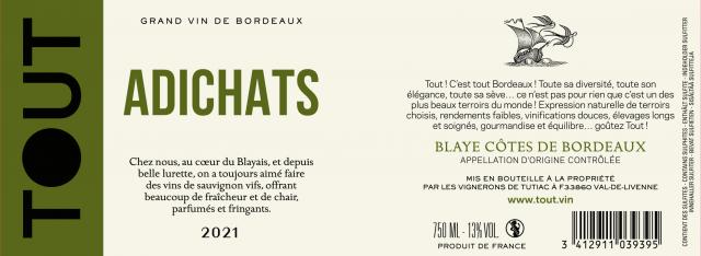 TOUT ADICHATS 2021 ETQ
