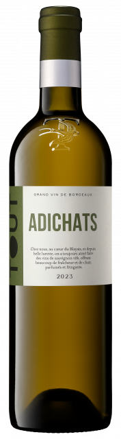 TOUT, Blanc, ADICHATS, Blaye Côtes de Bordeaux, Blanc, 2023