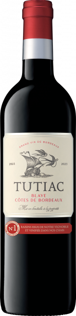 TUTIAC Blaye Rouge, AOC Blaye Côtes de Bordeaux, 2023