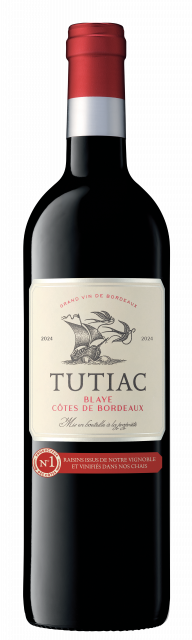 TUTIAC Blaye Rouge, AOC Blaye Côtes de Bordeaux, 2024