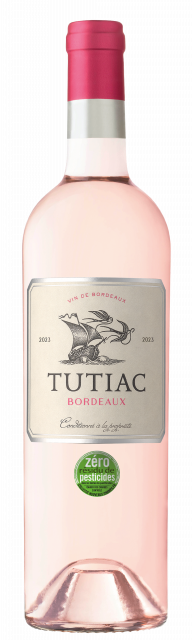 TUTIAC, Zéro Résidu de Pesticides, AOC Bordeaux, Rosé, 2023