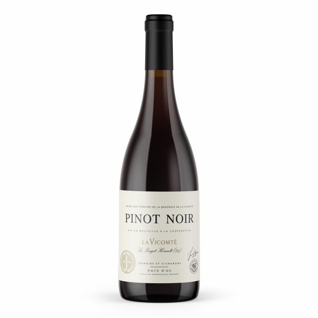 La Vicomté, Sélection Bourgogne, Pinot Noir, IGP Pays d'Oc, Rouge
