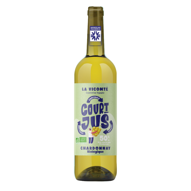Court-Jus, Chardonnay Blanc BIO, IGP Pays d'Oc