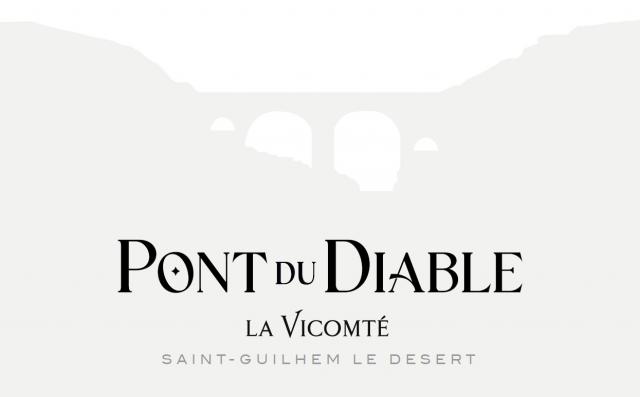 Etiquette blanche Pont du Diable