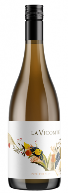 La Vicomté, Authentique, Chardonnay, IGP Pays d'Oc, Blanc