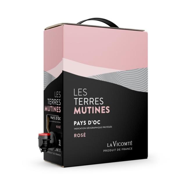 Terres Mutines BIB 3L Rosé, IGP Pays d'Oc