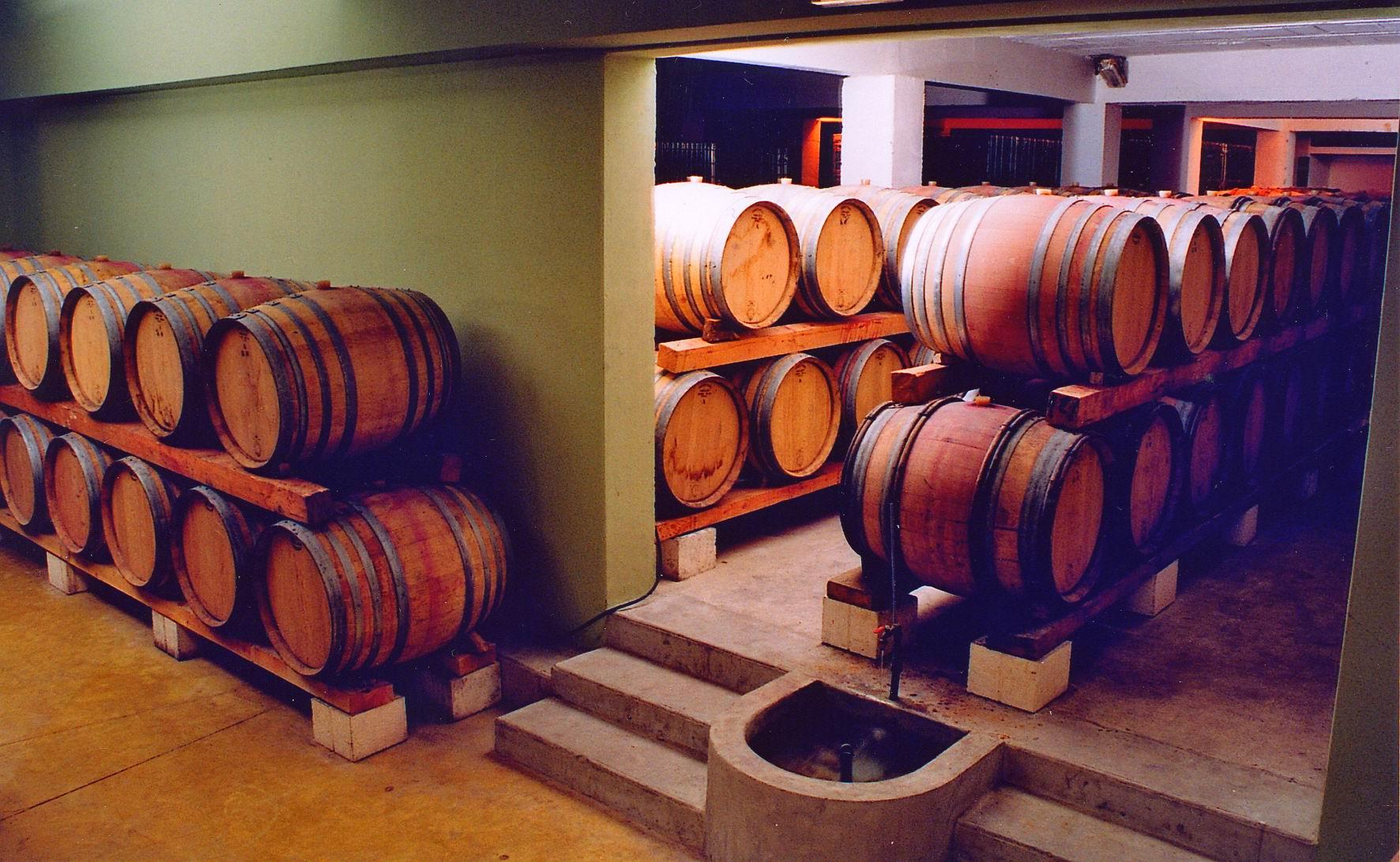 A vinification in wood