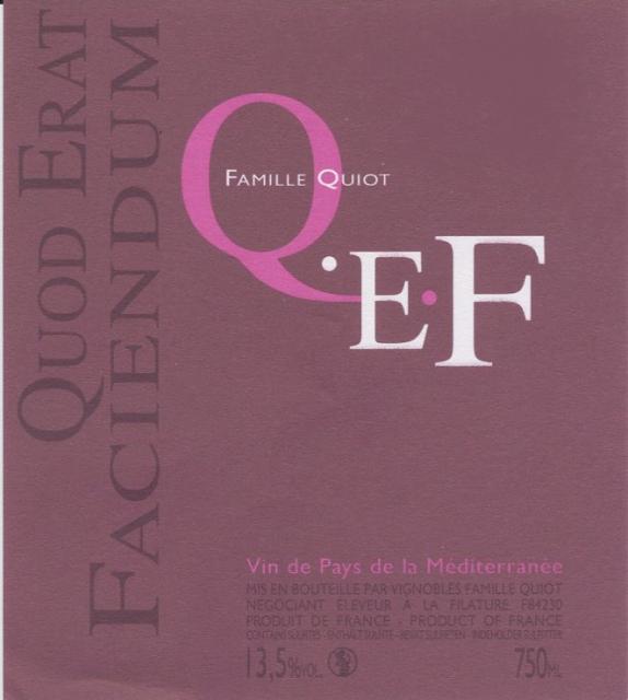 QEFR etiquette