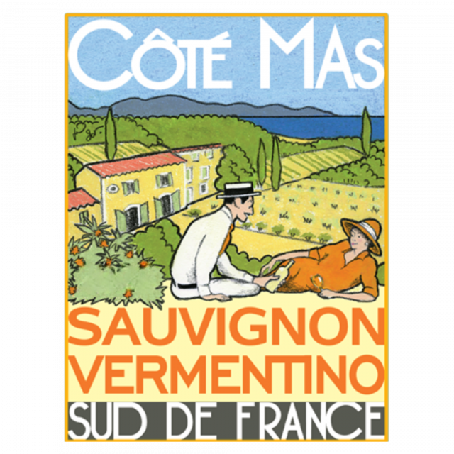 COTE MAS Sauvignon Vermentino Etiquette