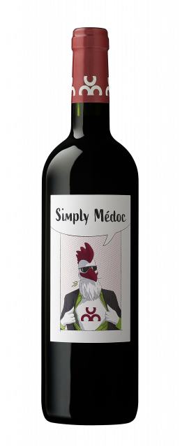 Nos Marques, Nos Sélections, Simply Médoc Corsé, AOC Médoc, Rouge, 2020