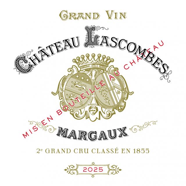 Château Lascombes 2025 Étiquette