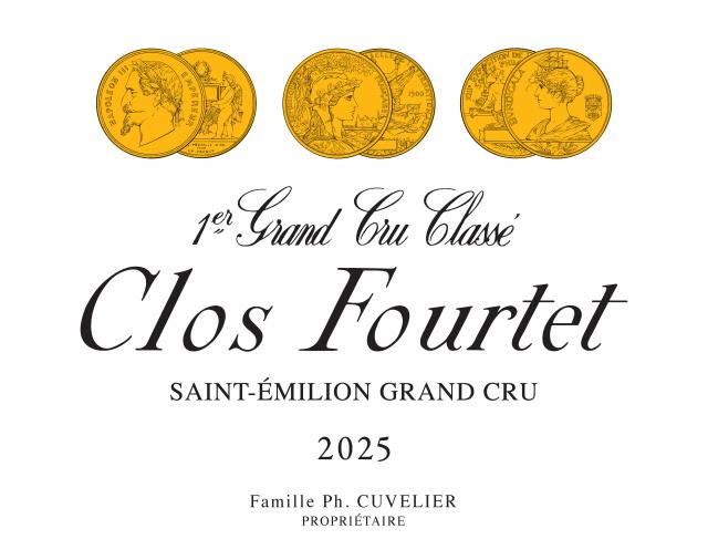 Clos Fourtet étiquette 2025 750ml