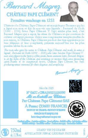 Pape Clément Blanc25 contre