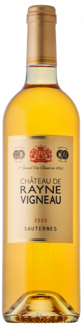 Rayne Vigneau, AOC Sauternes Premier Cru, Blanc Liquoreux, 2025