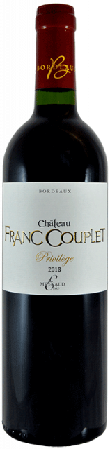 Château Franc Couplet Bordeaux Rouge 2018