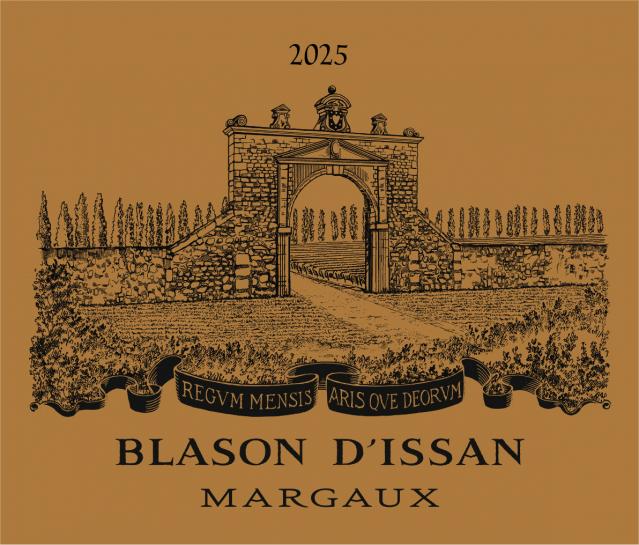 ÉTIQUETTE BLASON D ISSAN 2025