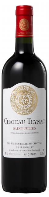 Famille Pairault, Château Teynac, AOC Saint-Julien, Rouge, 2019