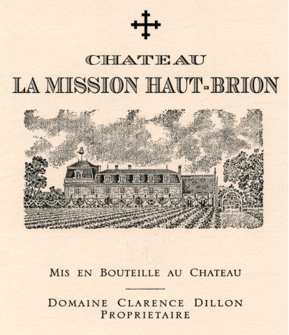 etiquette chateau la mission haut brion