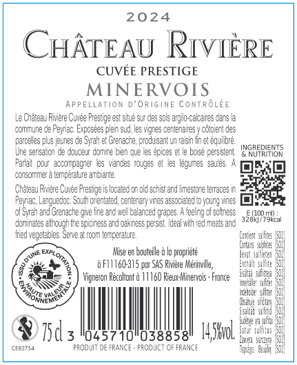 CE CHATEAU RIVIERE PRESTIGE 2024