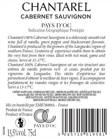 Chantarel Cabernet Sauvignon CE