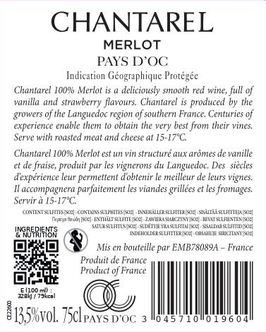 Chantarel Merlot CE