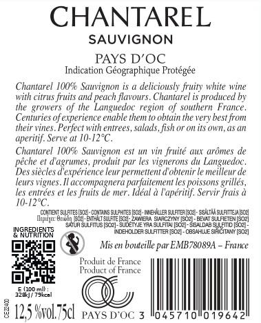 Chantarel Sauvignon CE