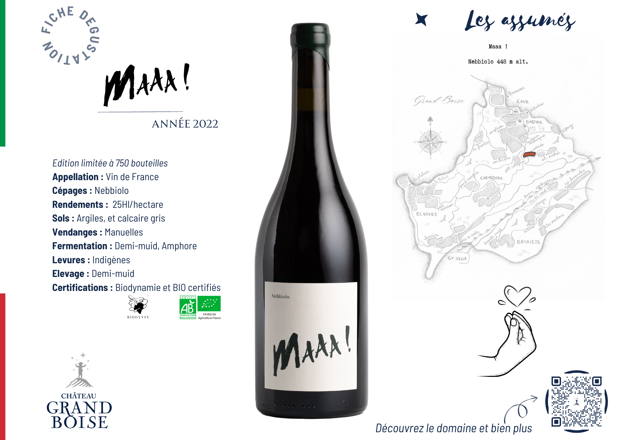 Fiche dégustation cuvée MAAA !