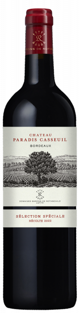 Chateau paradis Casseuil Rouge 2022 Selection Speciale