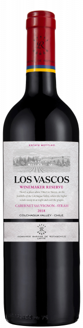 Los Vascos Winemaker Reserve CSSYRAH 2018 VINCO