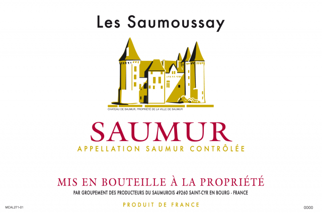BAT Les Saumoussay Saumur rouge sans millésime
