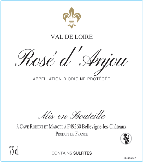 Plaisir Epicurien, AOP Rosé d'Anjou, Rosé, 2023