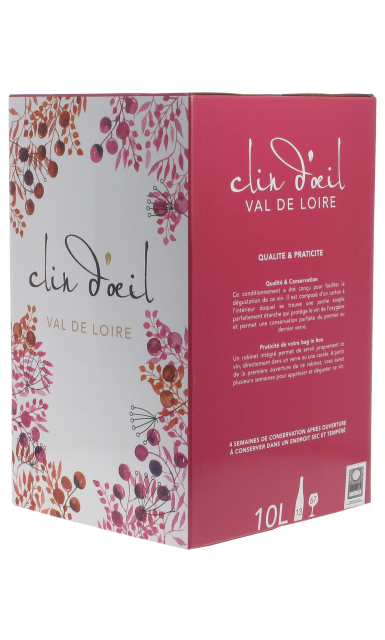 Saumur rosé Clin d'Oeil BIB 10 L