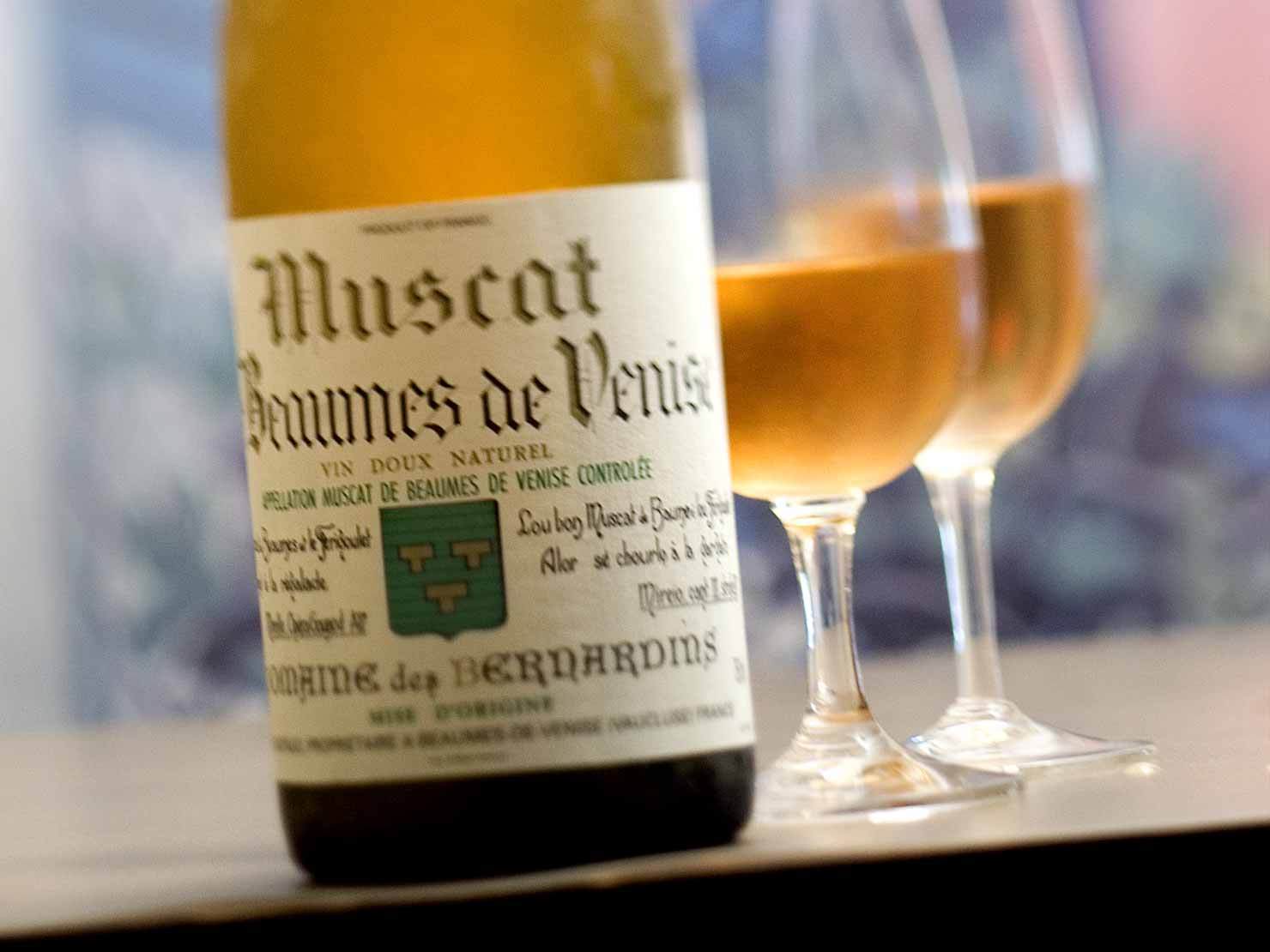 Tasting Domaine des Bernardins Muscat Beaumes de Venise White