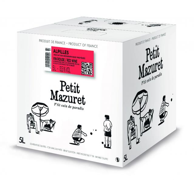 FRAÎCHEUR ARDENTE, BAG IN BOX 5L, Vin de France, Rouge