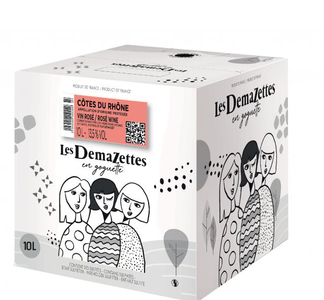 Montage BIB 10L CDR ROSE DEMAZETTES