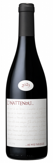 L’INATTENDU DE NOS PARCELLES, AOP Côtes du Rhône Villages Gadagne, Rouge, 2023, 75CL