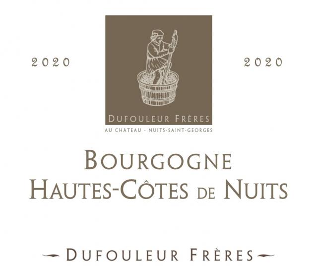 Bourgogne Hautes Côtes de Nuits Rouge 2020